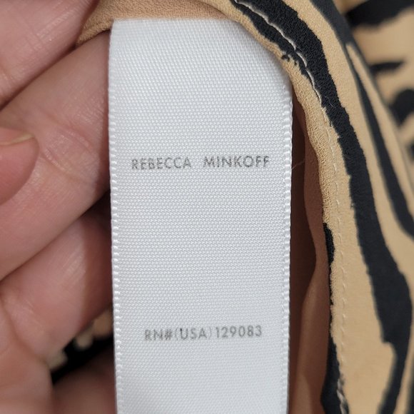 Rebecca Minkoff Zebra Print Mini Dress - Picture 11 of 15
